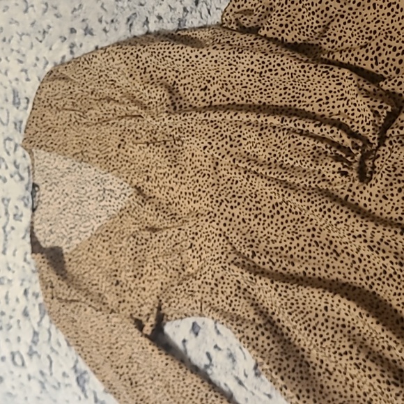 Dalmatian brown and black long sleeve dress - Picture 1 of 4